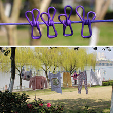 Load image into Gallery viewer, Cloth Drying Rope with Hooks  (Pack of 2 ropes)
