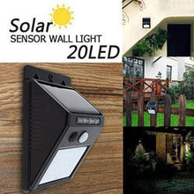 Load image into Gallery viewer, Solar charged  Led wall light for electricity savings
