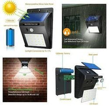 Load image into Gallery viewer, Solar charged  Led wall light for electricity savings
